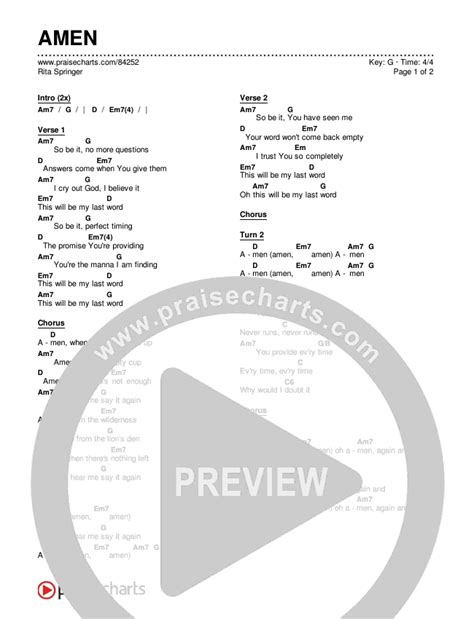 amen chords|AMEN CHORDS by Misc Praise Songs @ Ultimate.